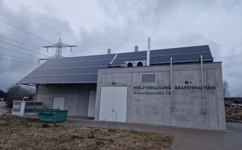 Holzvergasung TTS Grafenhausen Energiesysteme Nahwärme Automatisierung Elektrotechnik
